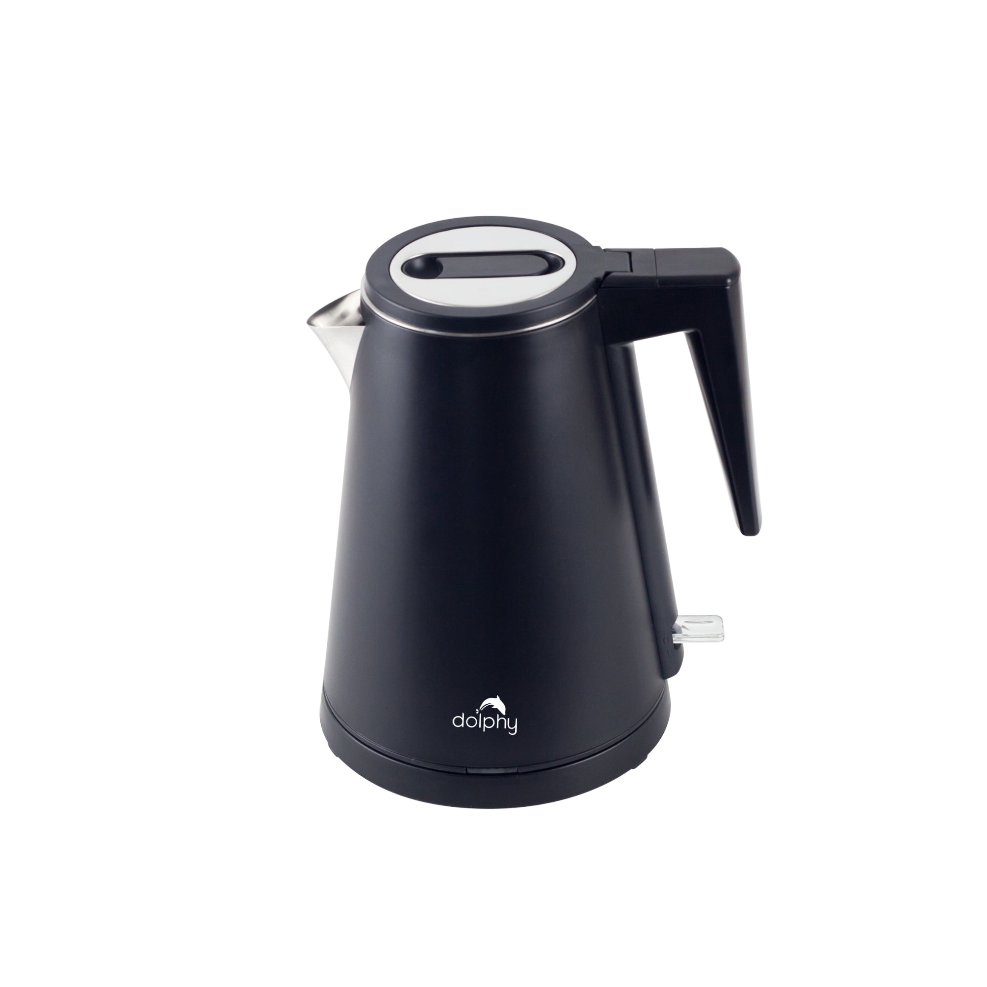 0.8L Stainless Steel Kettle - Black (Double Layer)