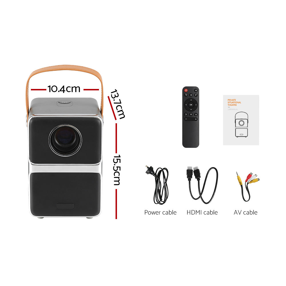 Devanti Portable 4K WiFi Mini Projector