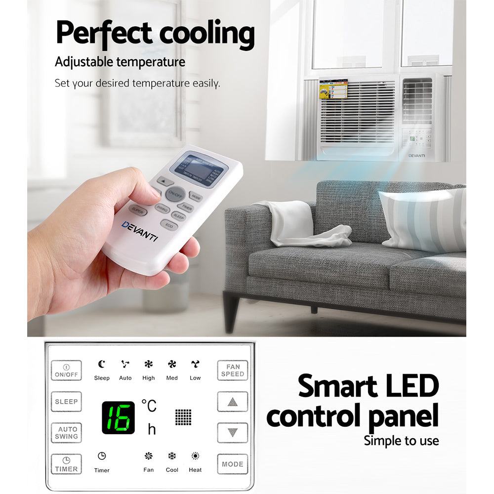 Devanti 2.7kW Window Air Conditioner