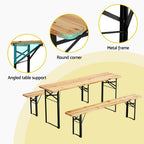 Gardeon 3-Piece Outdoor Dining Set