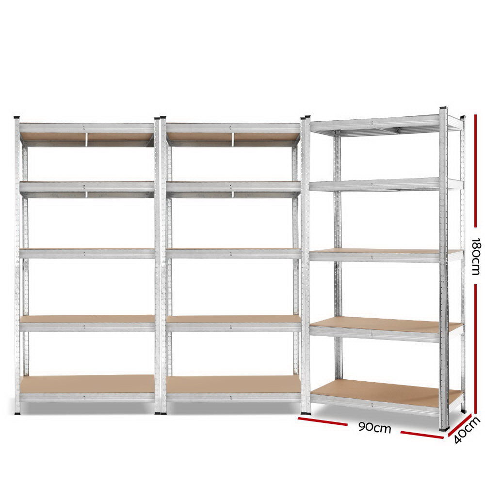 Heavy-Duty Metal Storage Shelf Rack