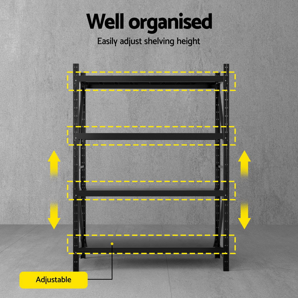 Heavy-Duty 2Mx1.5M Garage Shelving Rack