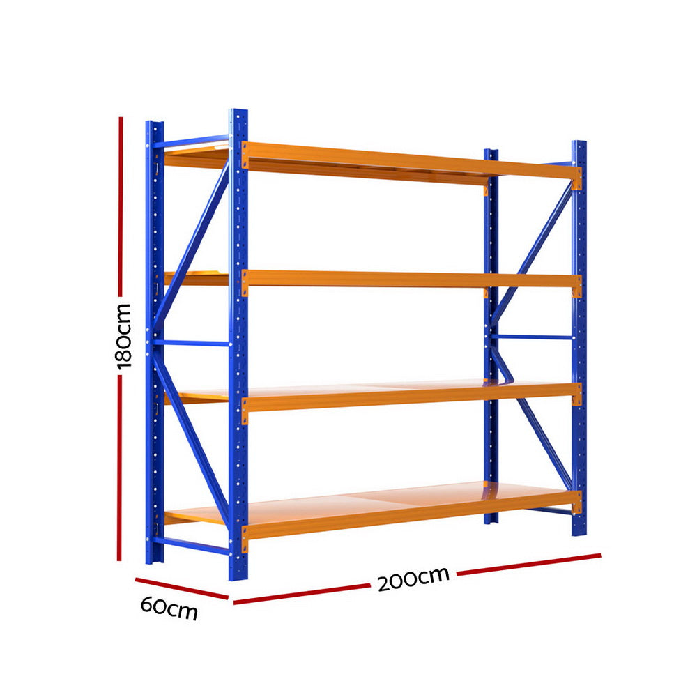Heavy-Duty Adjustable Storage Rack 2M x 1.8M