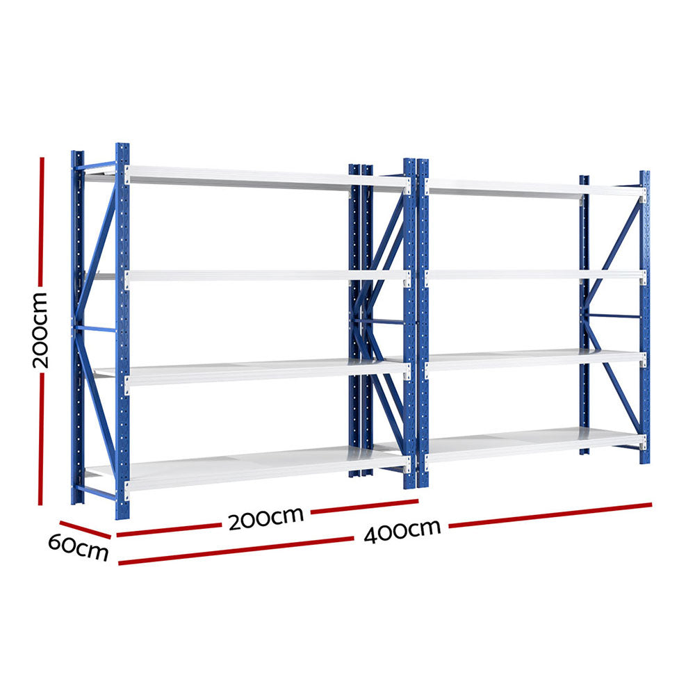 Heavy-Duty 4Mx2M Garage Shelving Rack